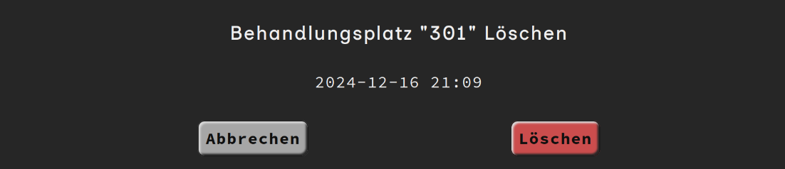 Einheit löschen